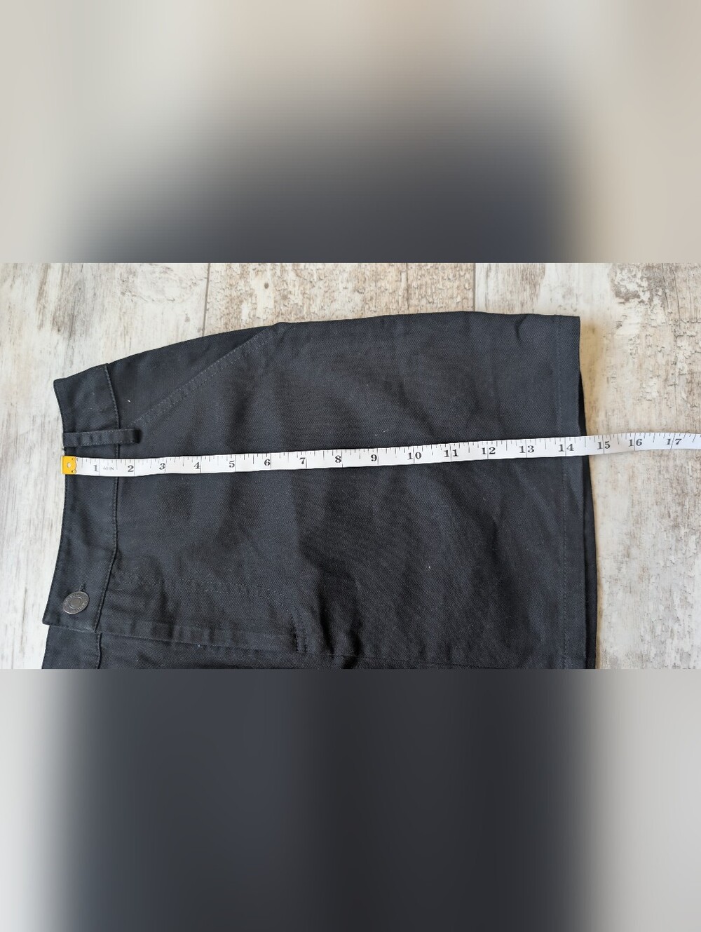 Sky and Sparrow Black Mini Skirt with Front Pockets New With Out Tags - Picture 6 of 6